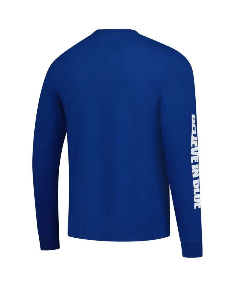 Men's Royal Indianapolis Colts Split Local Long Sleeve T-Shirt