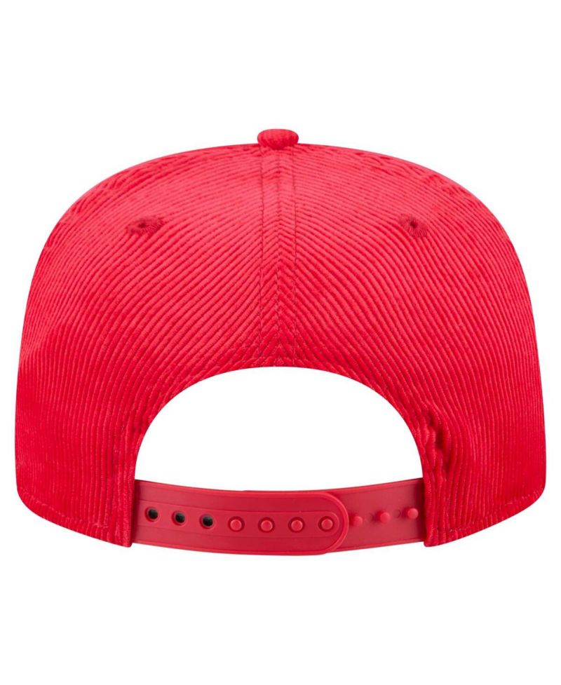 Men's Red Washington Nationals Full Circle Corduroy Golfer Adjustable Hat