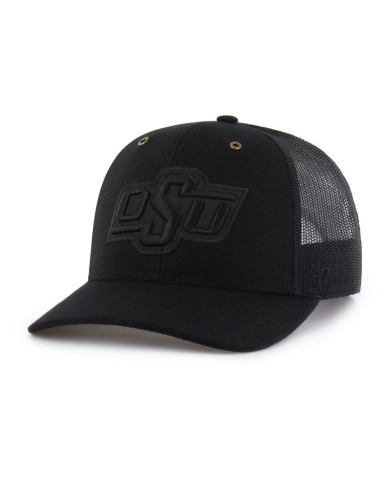 Carhartt x '47 Men's Black Oklahoma State Cowboys Trucker Adjustable Hat