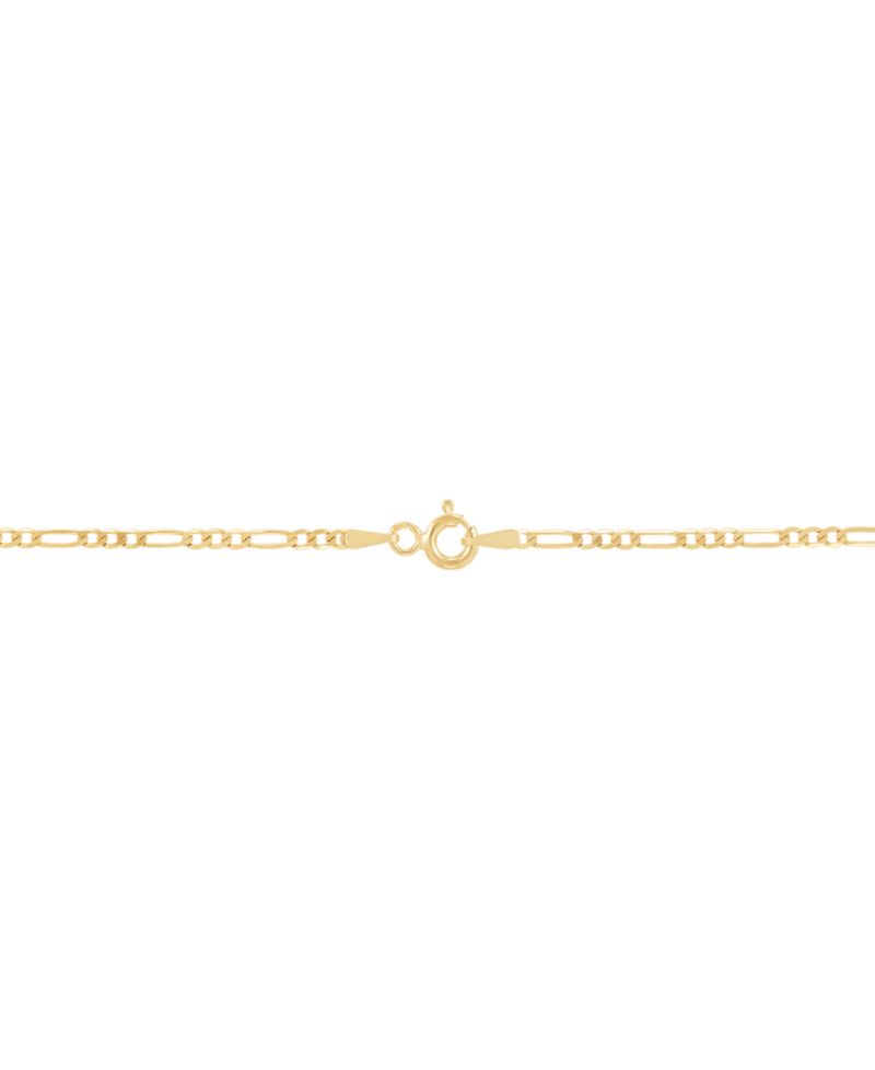 Polished Figaro Link Chain (1.85mm) Collection in 10k Gold
