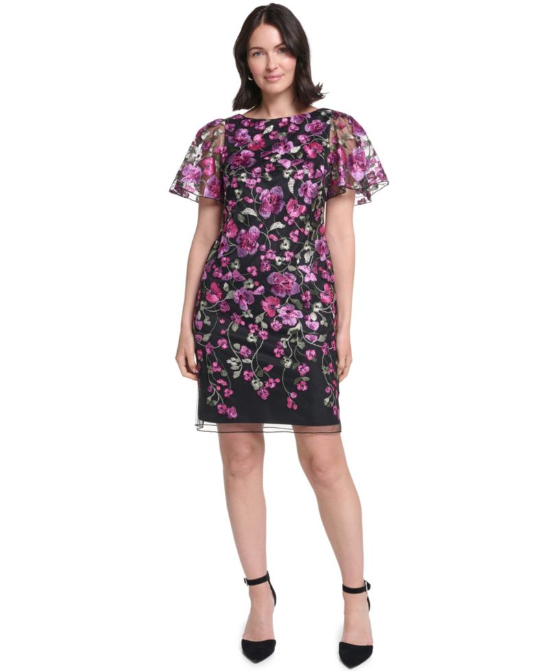 Petite Boat Neck Dress