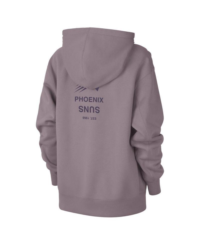 Women's Purple Phoenix Suns Courtside Statement Edition Premium Pullover Hoodie
