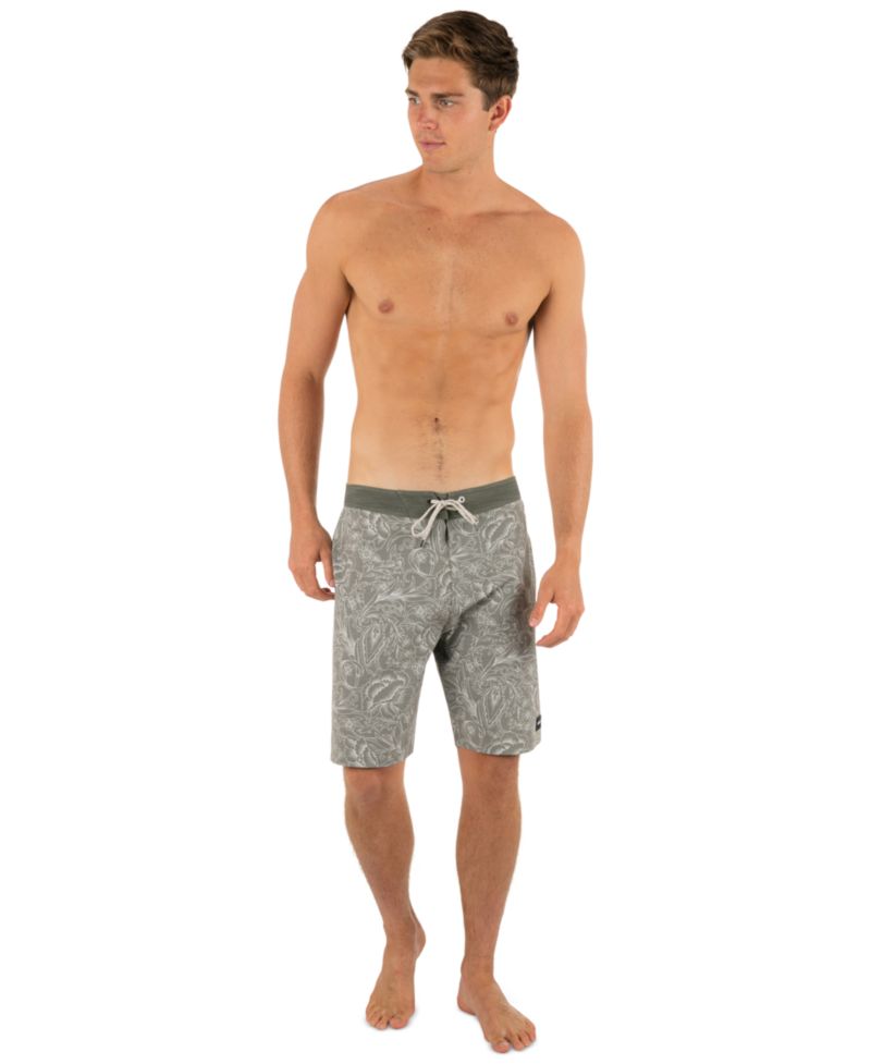 Men's Floral 4-Way Stretch Quick-Dry Swim Shorts