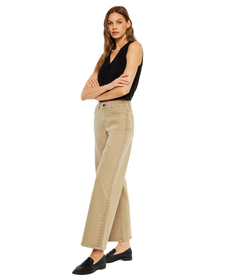 Women's Ellie Mid Rise Wide Leg Jeans