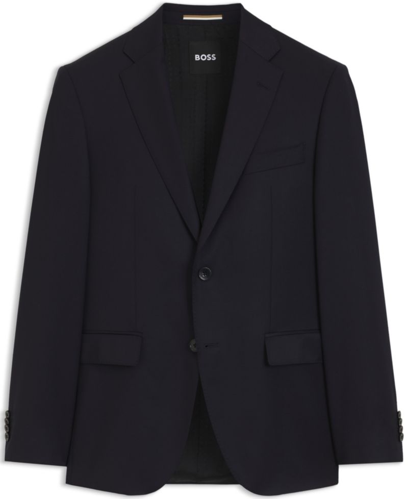 Men's Virgin-Wool Serge Suit Jacket