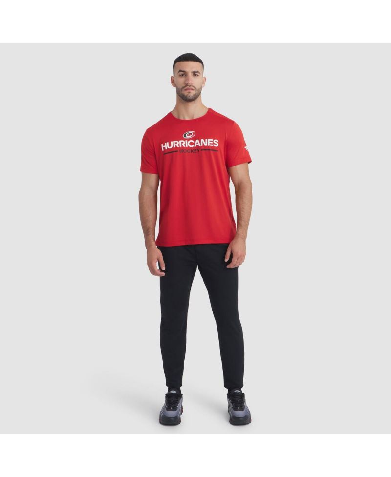 Men's Red Carolina Hurricanes Authentic Pro Rink Tech T-Shirt