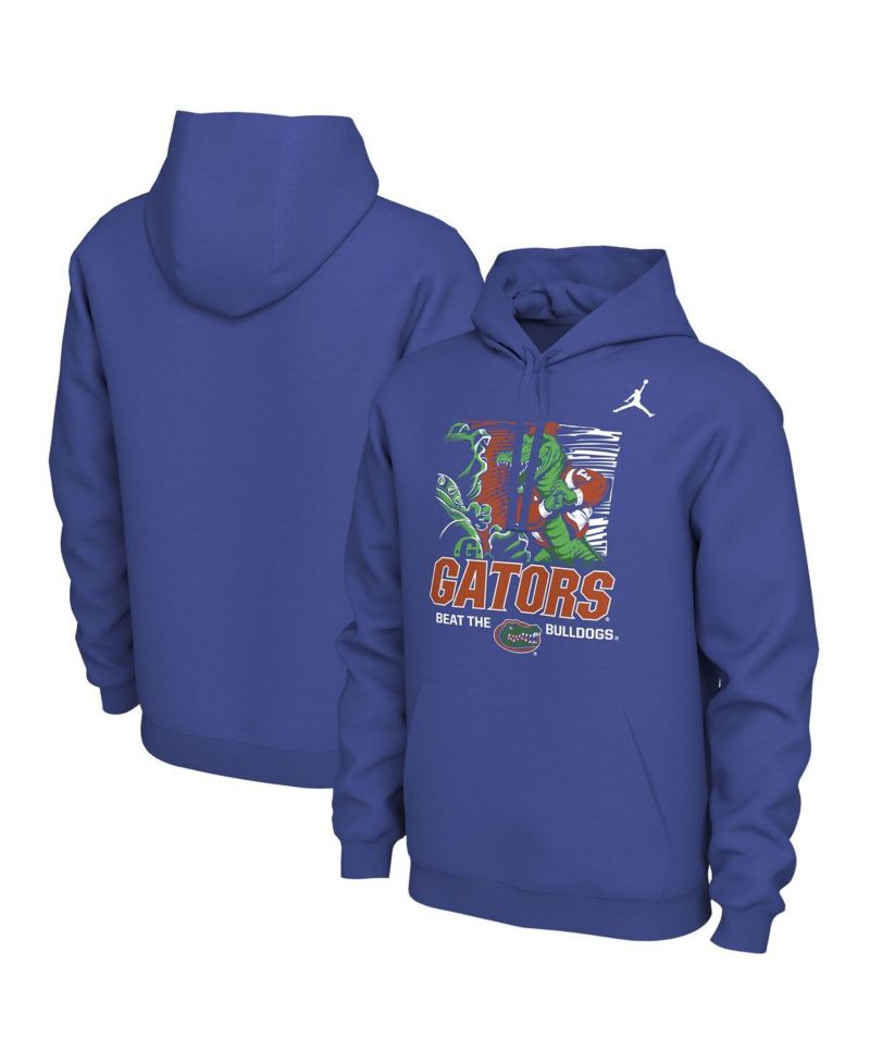 Men's Royal Florida Gators FL/GA Rivalry Pullover Hoodie