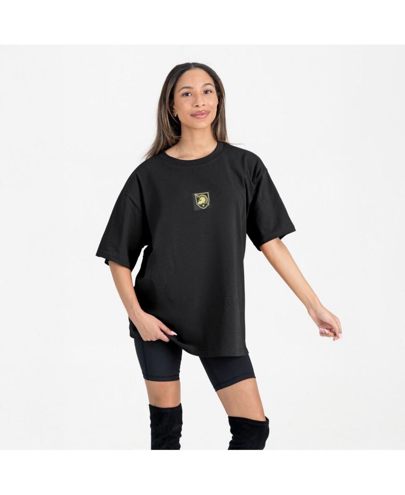 Women's Black Army Black Knights Oversized Back at Ya T-Shirt