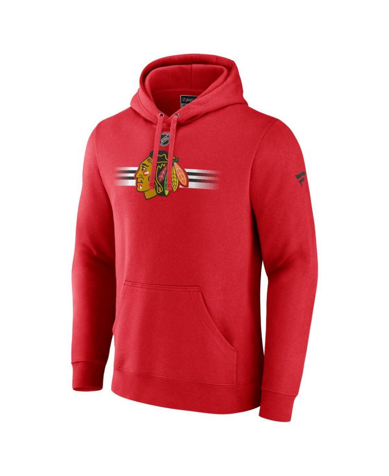 Men's Chicago hawks Authentic Pro Secondary Pullover Hoodie