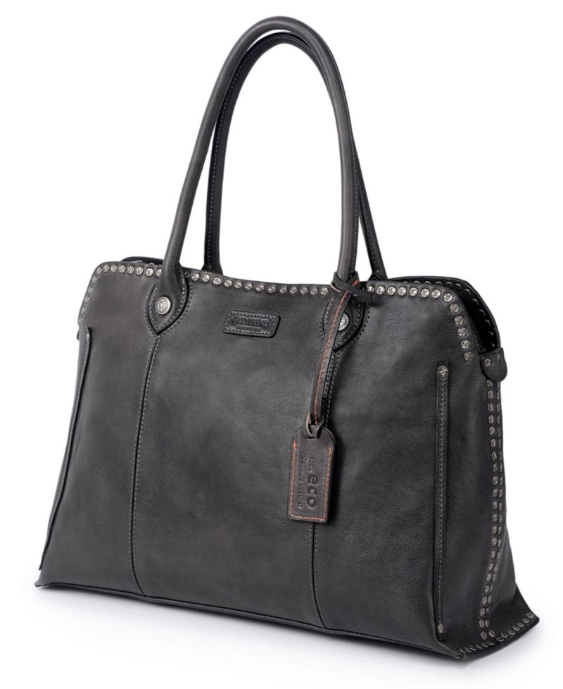 Soul Stud Large Leather Satchel Bag