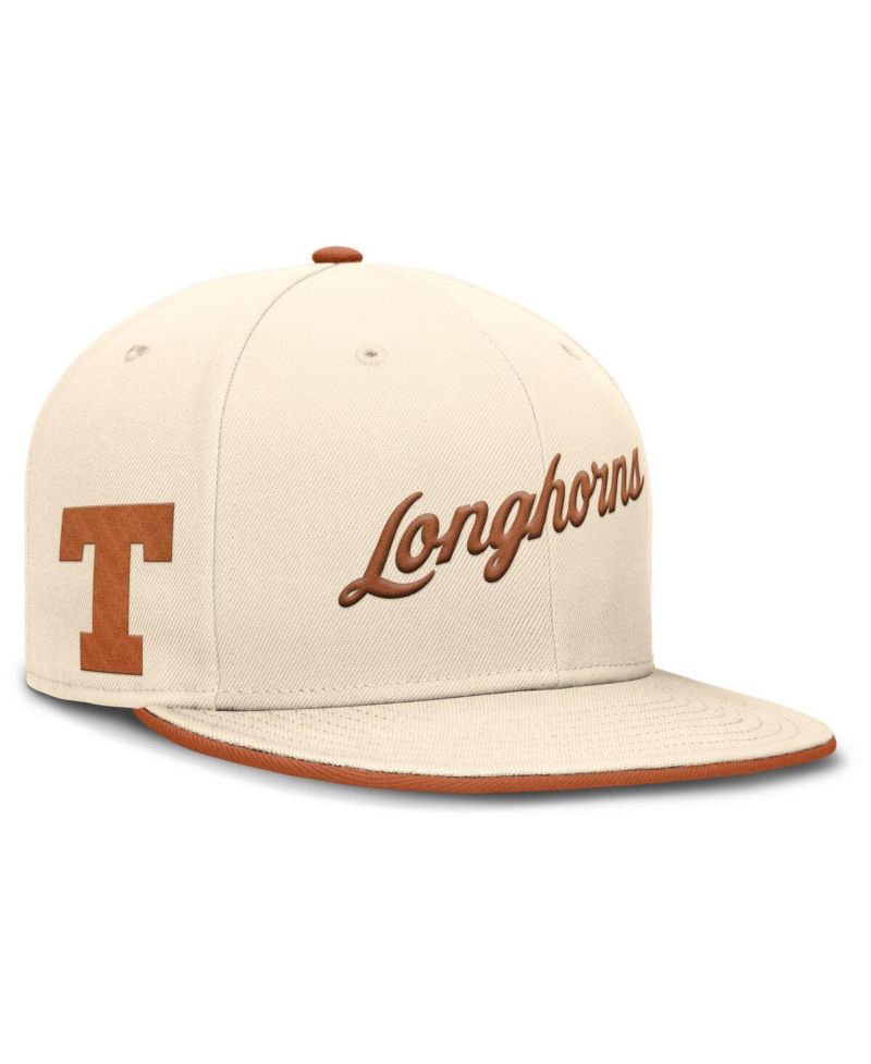 Men's Natural Texas Longhorns Primetime True Performance Fitted Hat