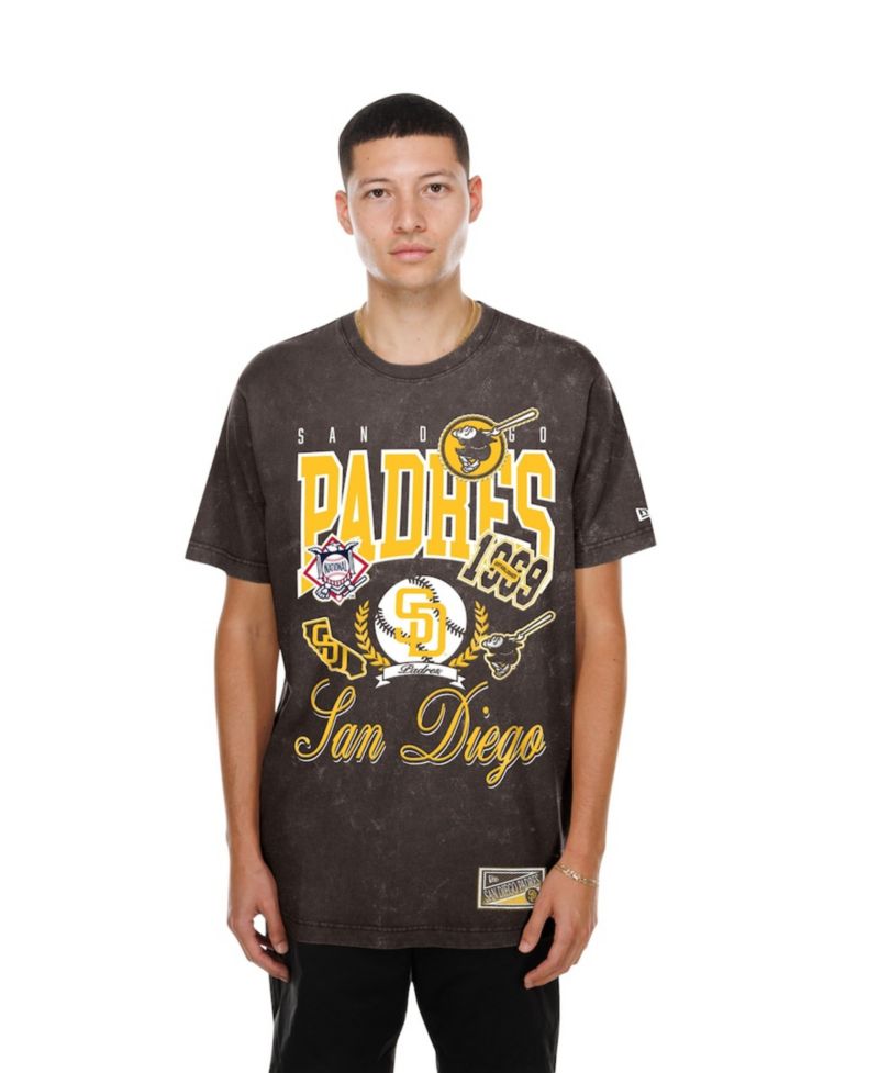 Men's Brown San Diego Padres Mineral Wash T-Shirt