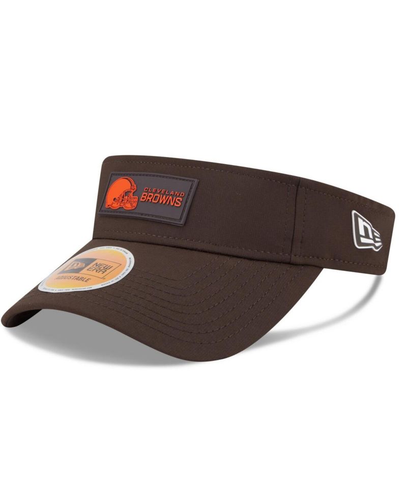 Men's Brown Cleveland Browns 2025 Sideline Visor Hat