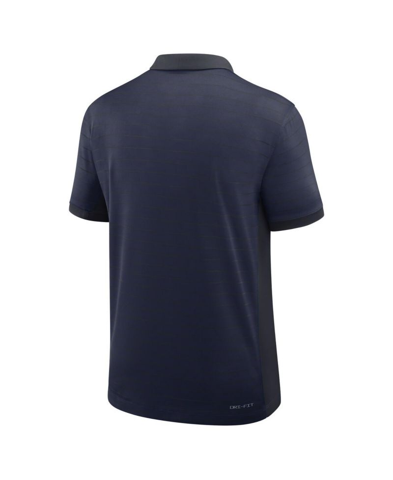 Men's Navy Auburn Tigers 2025 Early Season Coaches Sideline Victory Stripe Dri-FIT Polo Shirt