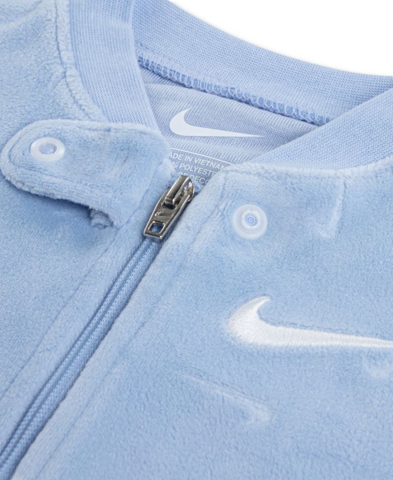 Baby Boys' and Baby Girls' Essentials Velour Footed Coverall