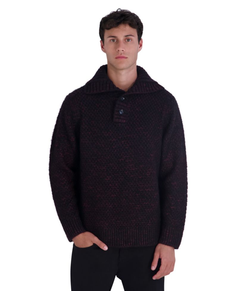 Men's Funnel Neck Chunky Loose Sweater
