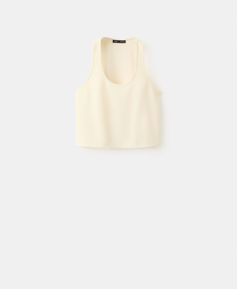 Women's Round Neckline Crop Top