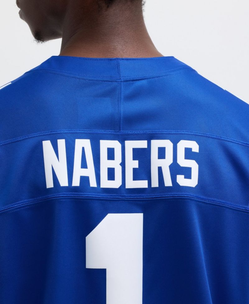 Men's Malik Nabers Royal New York Giants Vapor F.U.S.E. Limited Jersey