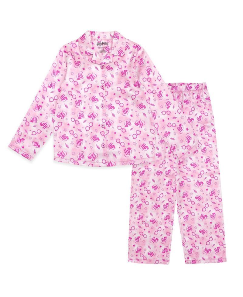 Girls Pajama Shirt and Pants Set