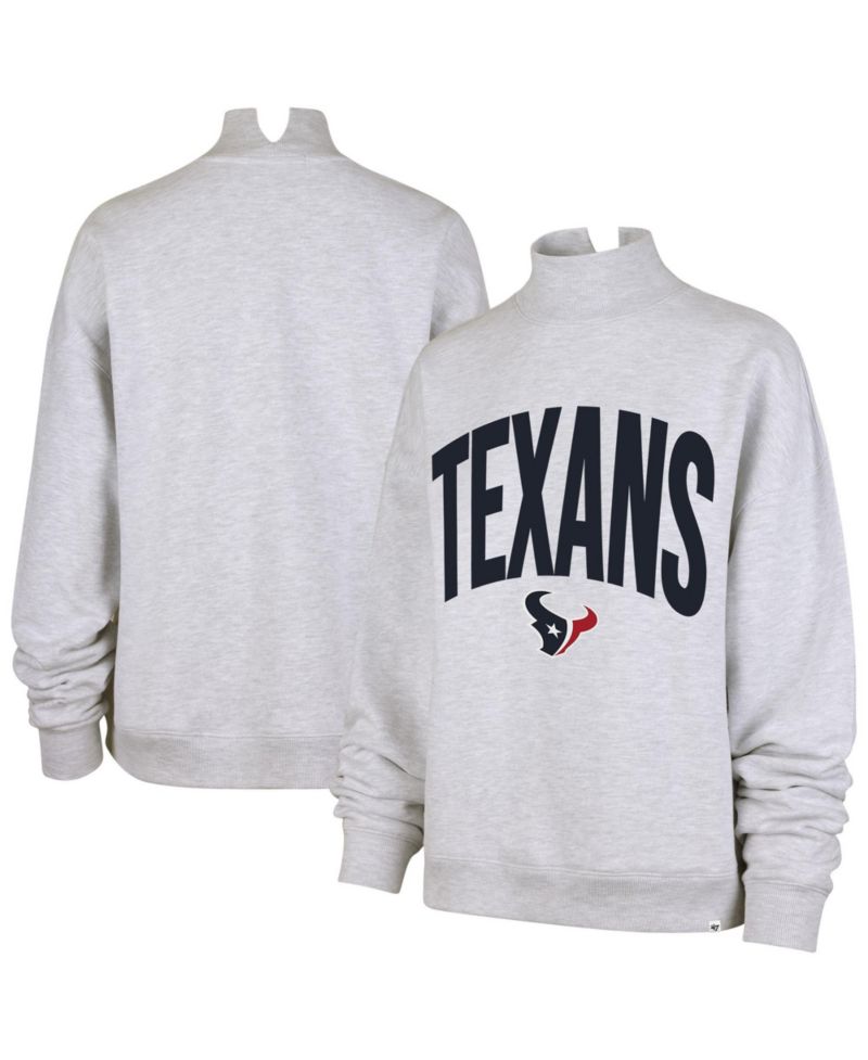 Women's Subtle Muse Mock-Neck Long-Sleeve Relaxed-Oversized Sweatshirt