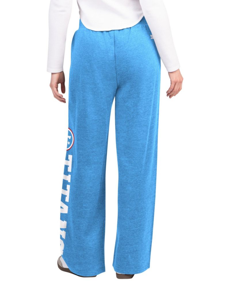 Women's Light Blue Tennessee Titans Field Wide Leg Sweatpants