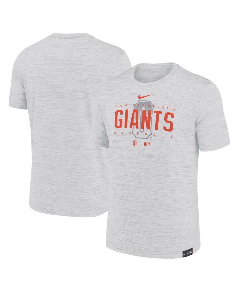 Men's Gray San Francisco Giants City Connect Velocity Practice Performance T-shirt