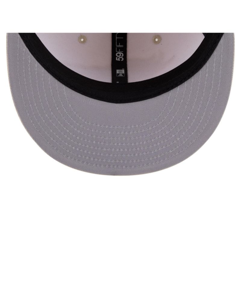 Men's Cream Denver Broncos Color Pack 59FIFTY Fitted Hat