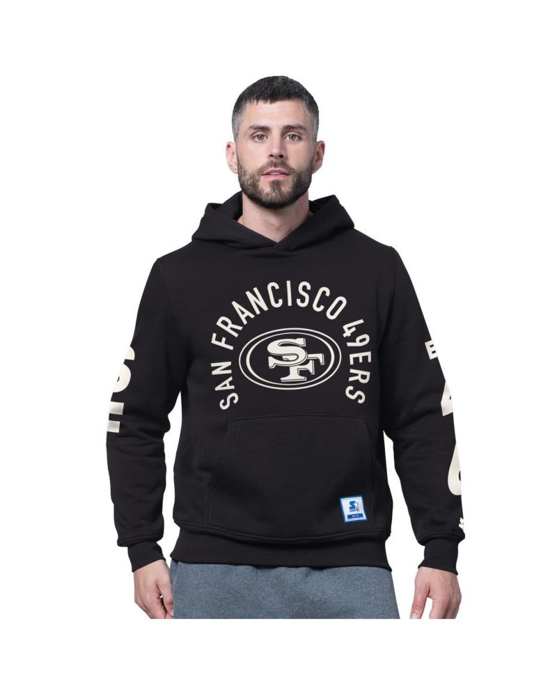 Men's Black San Francisco 49ers Handoff Fleece Hoodie Sweatshirt