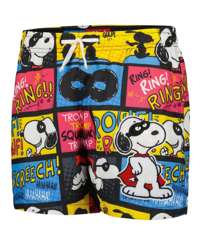 Big Boys and Girls Peanuts Snoopy Hero Shorts