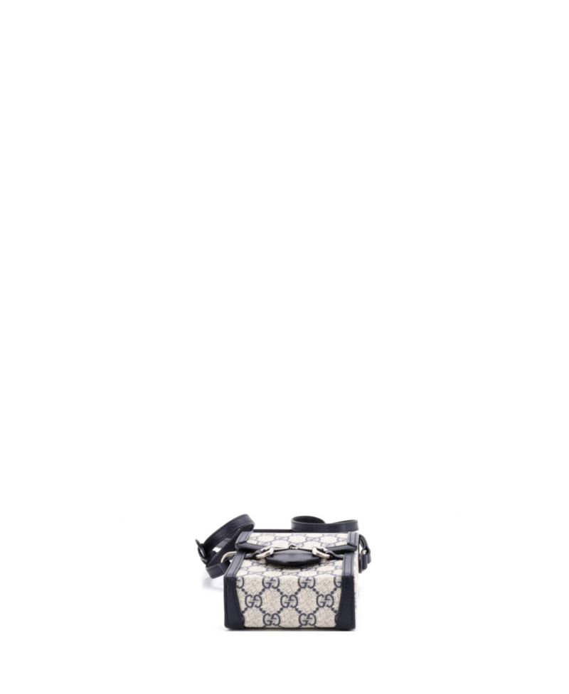Mini Horsebit 1955 Crossbody Bag GG Coated Canvas with Leather