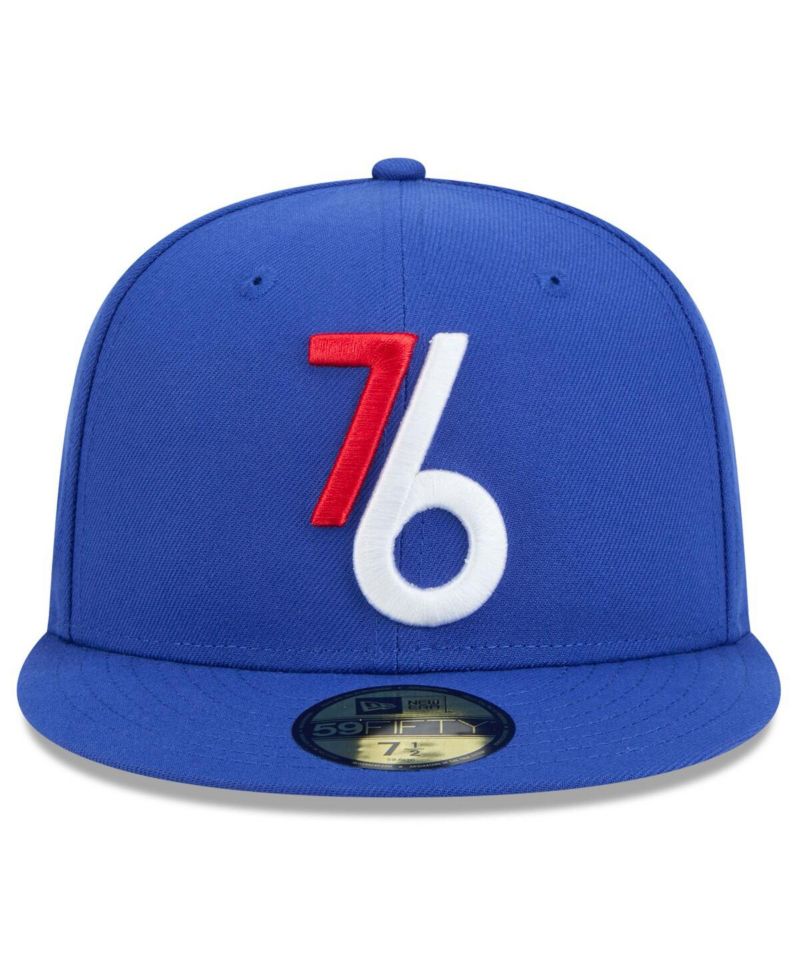 Men's Royal Philadelphia 76ers 2024/25 City Edition Alternate 59FIFTY Fitted Hat