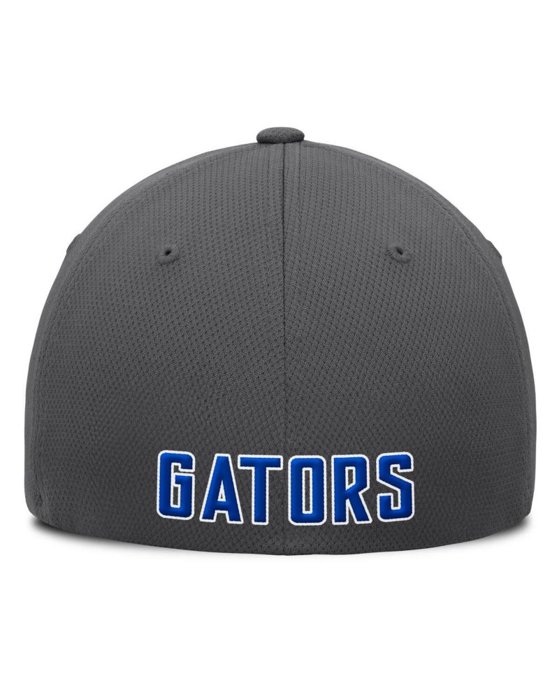 Men's Charcoal Florida Gators Reflex Logo Flex Hat
