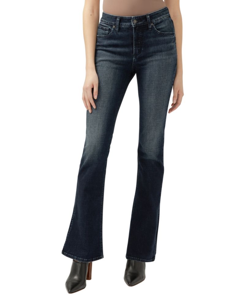 Women's Avery High Rise Curvy Fit Slim Bootcut Jeans