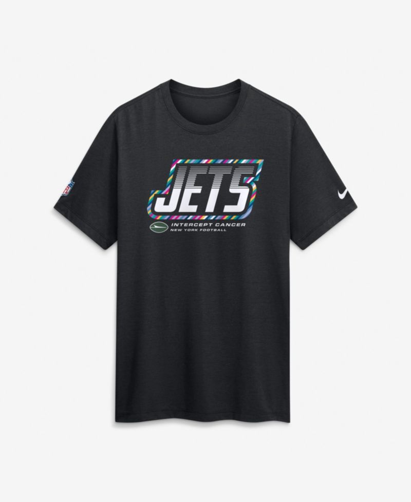Men's Black New York Jets 2026 NFL Cruical Catch Sideline Dri-Fit T-Shirt