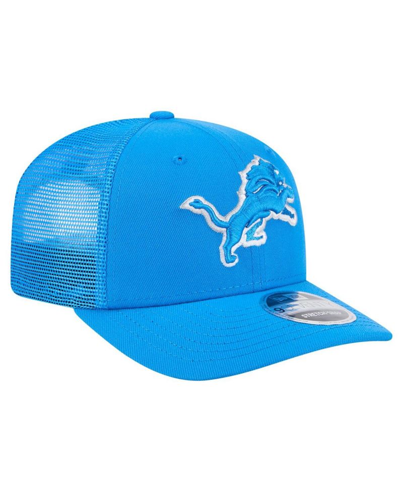 Men's Blue Detroit Lions Main Trucker 9SEVENTY Stretch-Snap Hat