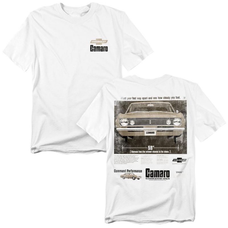 Men's Chevrolet Camaro Ad Front Back T-Shirt