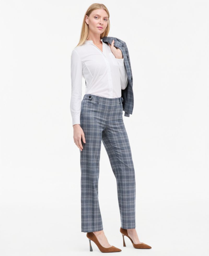 Women's Button-Tab Pull-On Trousers