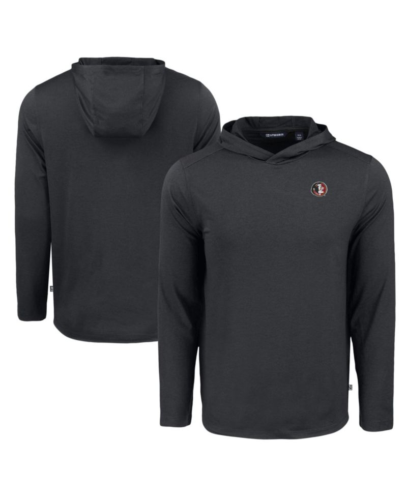 Men's Black Florida State Seminoles Coastline Epic Comfort Eco Recycled Long Sleeve Hoodie T-Shirt