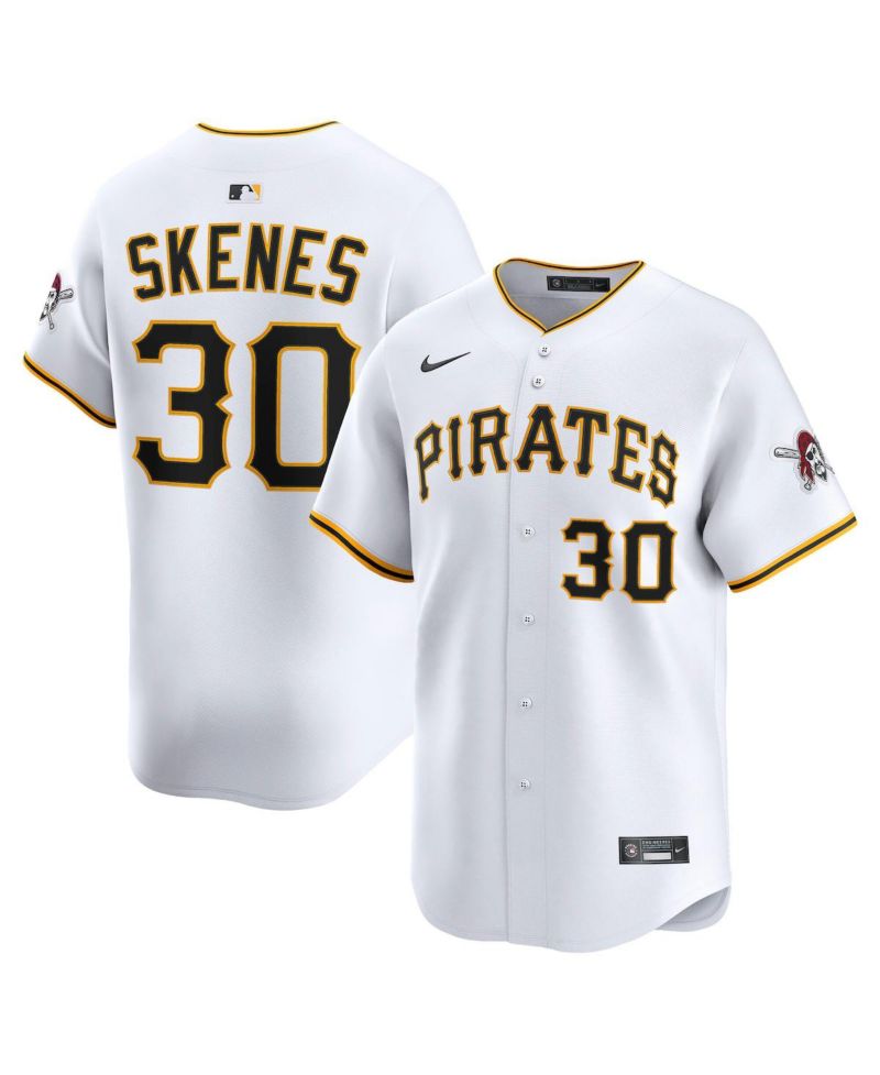 Men's Paul Skenes White Pittsburgh Pirates Alternate Limited Player Jersey
