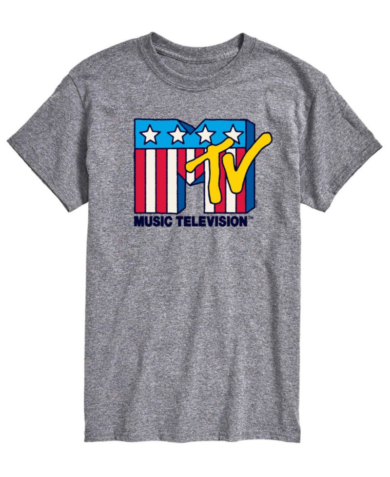 Men's MTV USA Flag Short-Sleeve Graphic T-Shirt