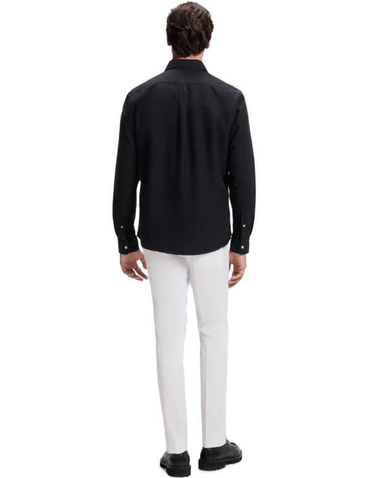 BOSS by Hugo Boss Men's H-LIAM Oxford Regular-Fit Button-Down Dress Shirt