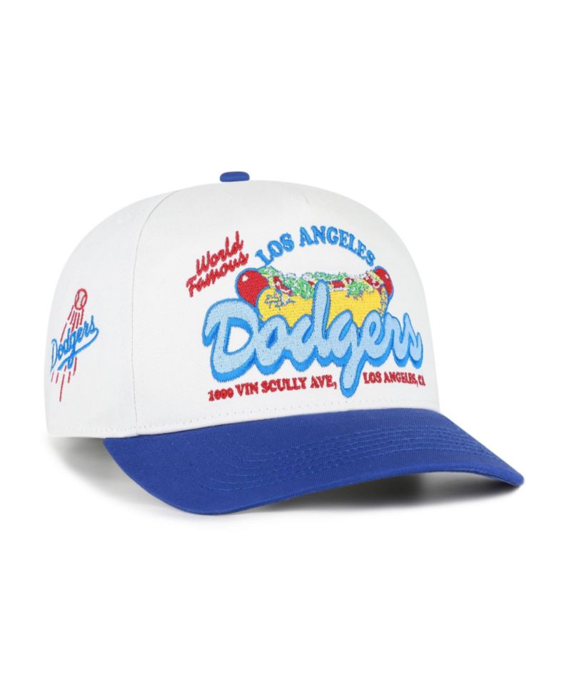 Men's '47 White/Royal Los Angeles Dodgers Glizzy Collection Hitch Adjustable Hat