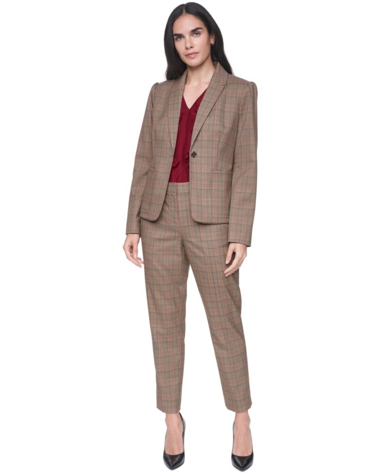 Women's Notch-Collar One-Button Blazer