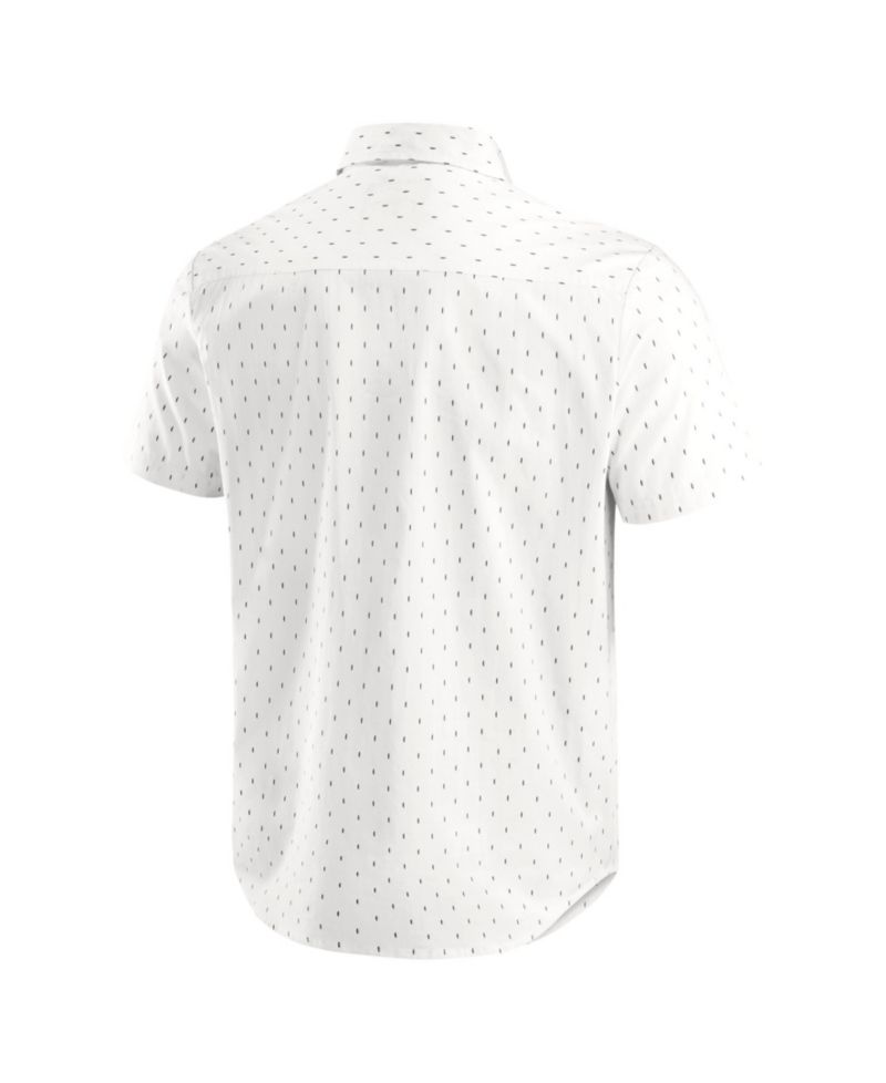 Men's Cream Baltimore Orioles Printed Button-Down Shirt