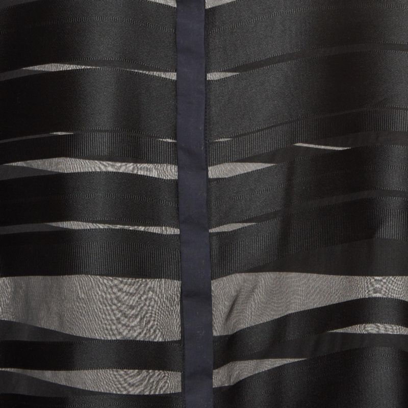 Women's Stripe Silk Blend Sheer Shirt