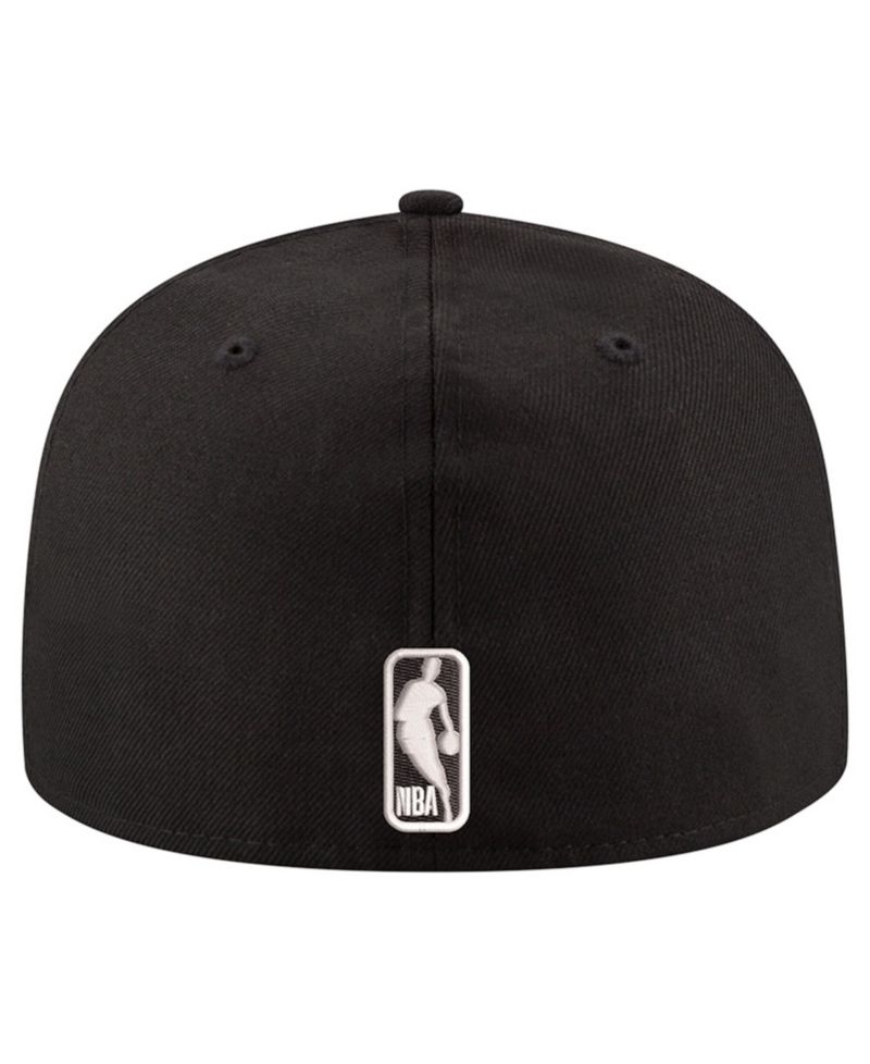 Men's Black/White Minnesota Timberwolves 59FIFTY Fitted Hat