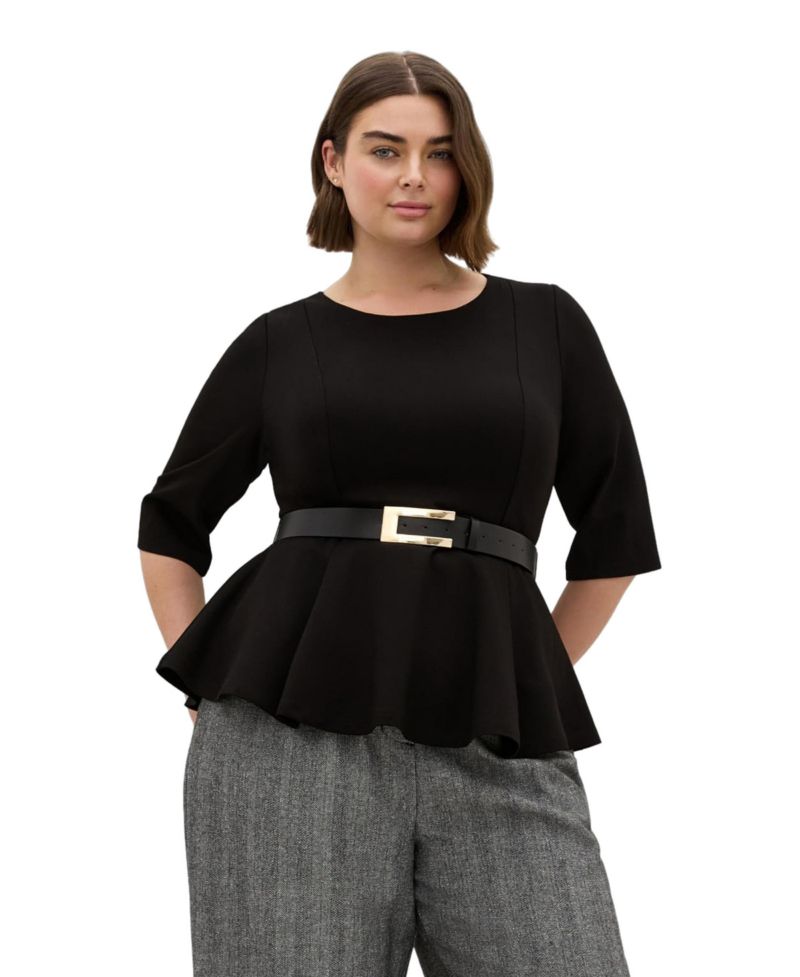 Women's Paige Belted Peplum Top