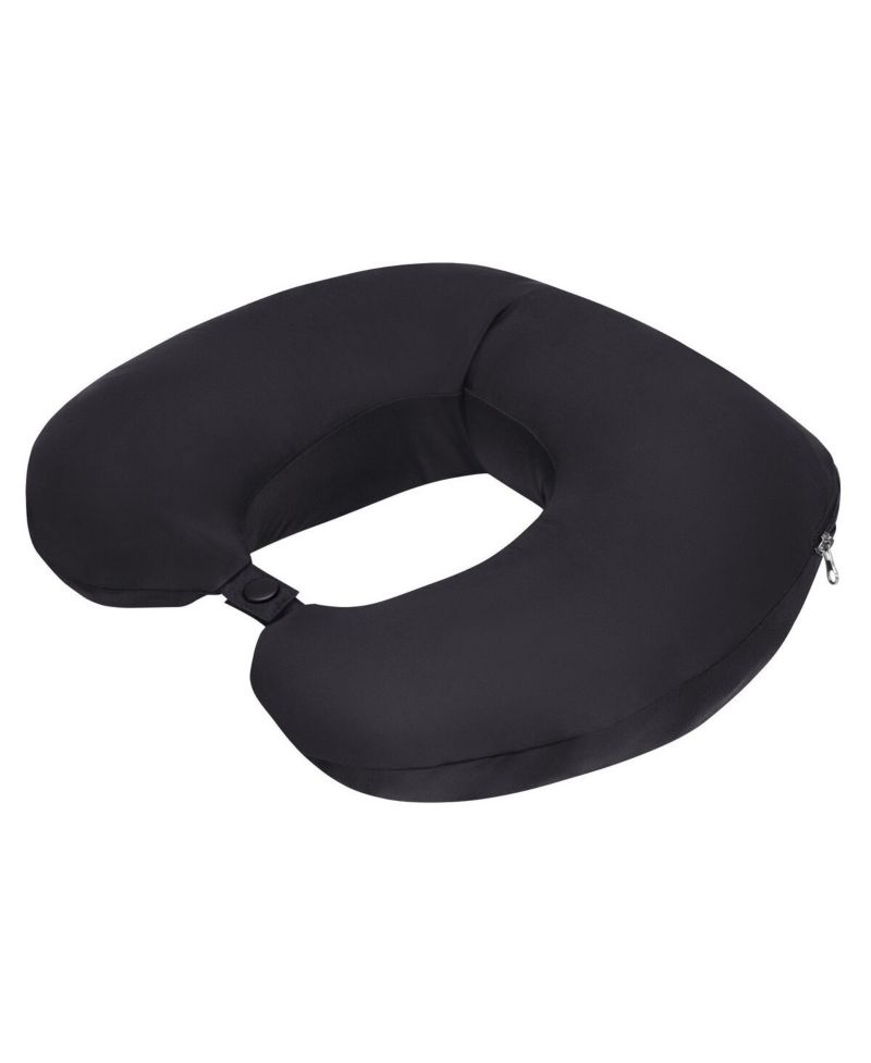 Men's Black San Francisco Giants Packable Neck Pillow Full-Zip Puffer Jacket