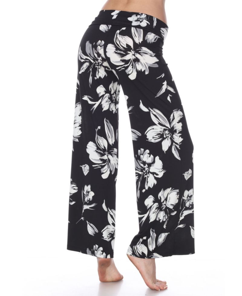 Flower Print Palazzo Pants