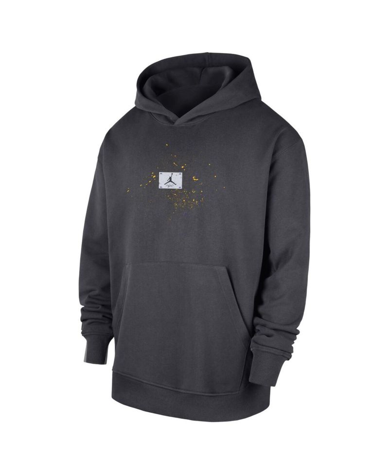 Men's Jordan Anthracite Los Angeles Lakers Statement Jumpman Flight Premiere Hoodie